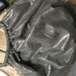 Silver handbag