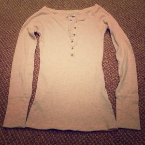 Long Sleeve Henley Top