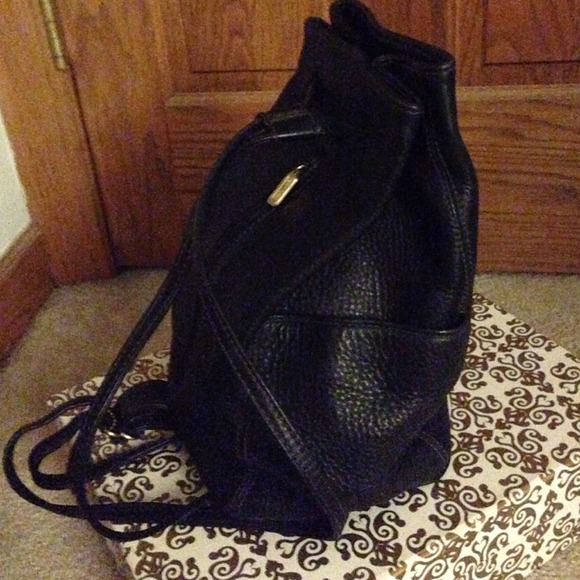 Coach pebbled leather bag pack