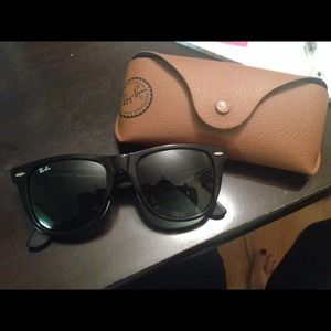 Rayban wayferars perfect condition dark tortoise