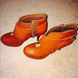 Unlisted Cognac Colored Booties