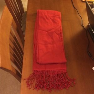 Red cashmere Pashmina