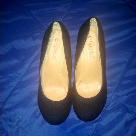 🎀black wedges !! - Picture 2 of 3