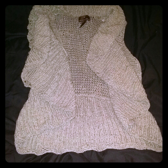 Green cardigan