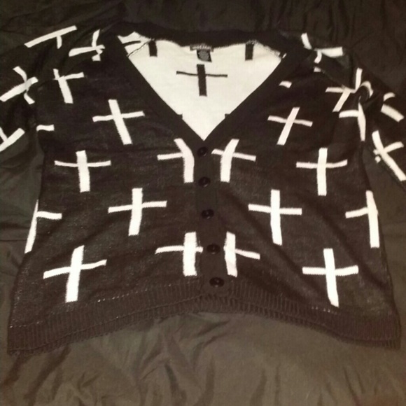 Cross cardigan