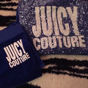 Blue Juicy Couture sweat suit