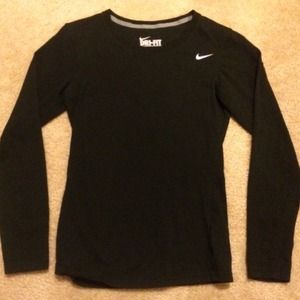 Nike black running shirt Dri fit size xs