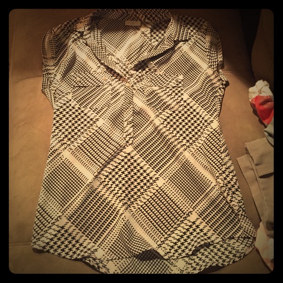 New York and co top hounds tooth