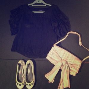 Club Monaco silk top