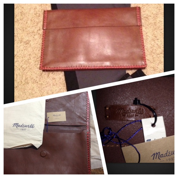 NWT Madewell Leather Clutch - Picture 4 of 4