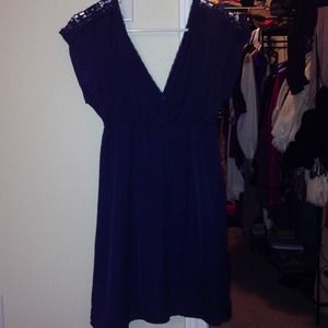 Navy Satan  long tank top