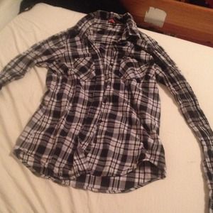 Plaid button up shirt