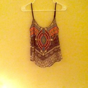 Full Tilt Boho Print Tank (M)