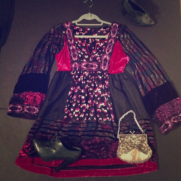 Anna Sui silk blouse/dress