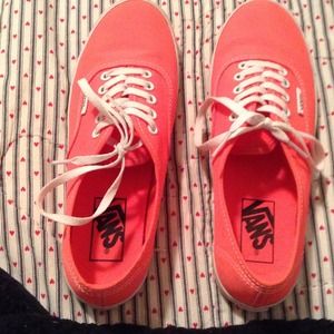 Bright pink vans