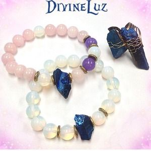 Rainbow Quartz handmade jewelry designed by me.