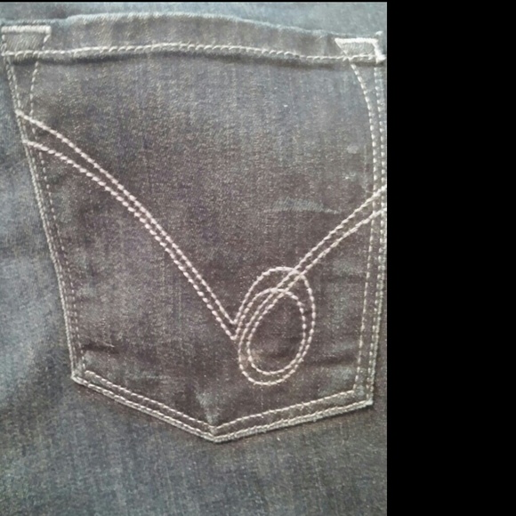Flare logo pocket bebe jeans