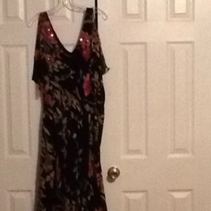 Nicole Miller floral gown