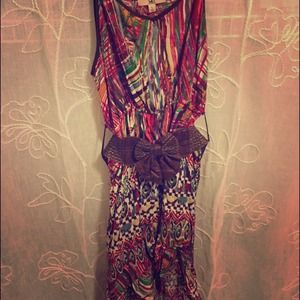 Hi-Lo YA Los Angeles Belted Dress