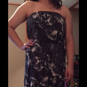 NWT  Express Strapless Dress