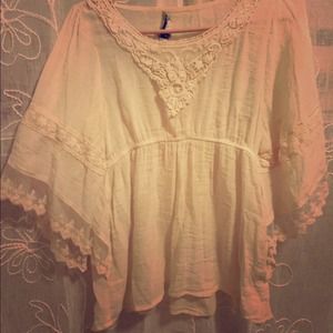 Creamy Lace Blouse