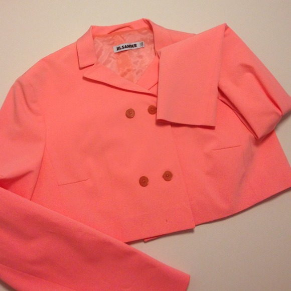 Pink Jil Sander Cropped Jacket
