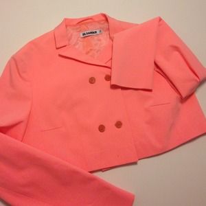 Pink Jil Sander Cropped Jacket