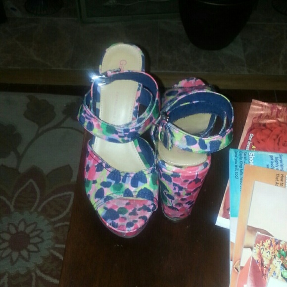 Gap wedged platform sandals