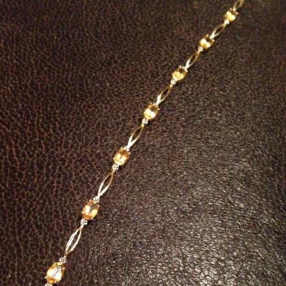 **SOLD💫💎Beautiful Citrine & Diamond 14k Gold - Picture 3 of 4