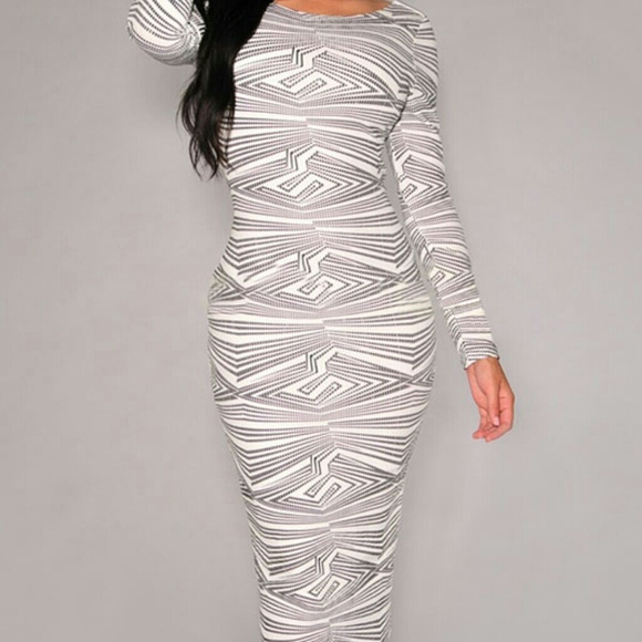 Vintage print dress