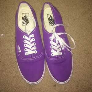 Purple women's vans