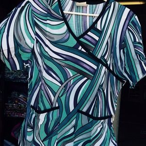 Brand new nursing scrub uniform top