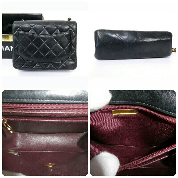 100% Authentic Chanel Black MINI Cross body - Picture 2 of 4