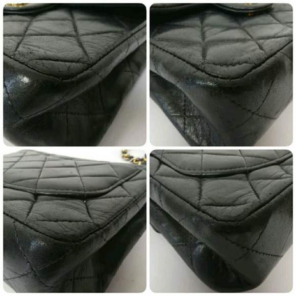 100% Authentic Chanel Black MINI Cross body - Picture 3 of 4