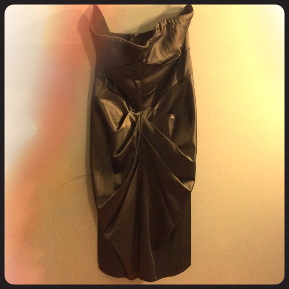 Smoky gray party dress