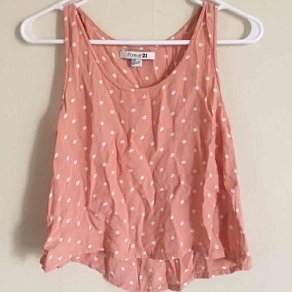 Forever 21 polka dot tank top