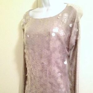 NWT DVF DIANE VON FURSTENBERG "fish scales" shirt