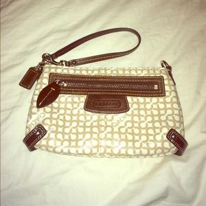 Coach large wristlet