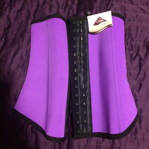 Purple waist cincher