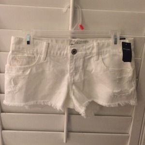Brand new white shorts