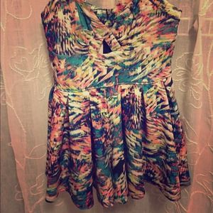 Splatter Print Romper