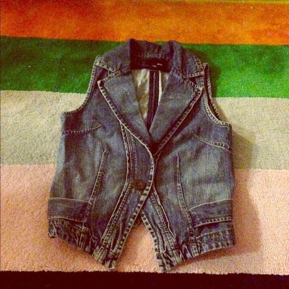 Denim Vest.