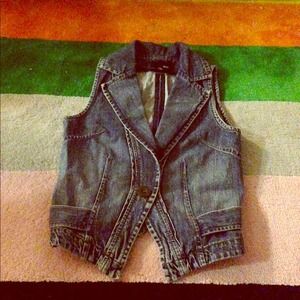 Denim Vest.