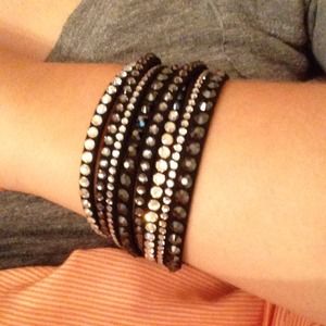 A Swarovski wrap bracelet