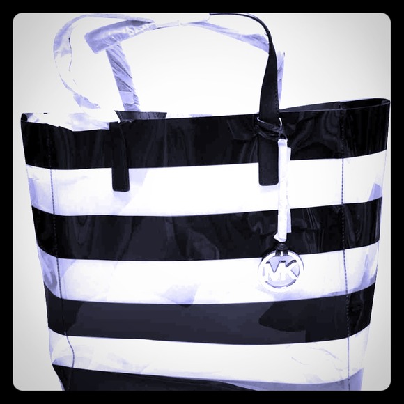 Clear plastic MK Tote