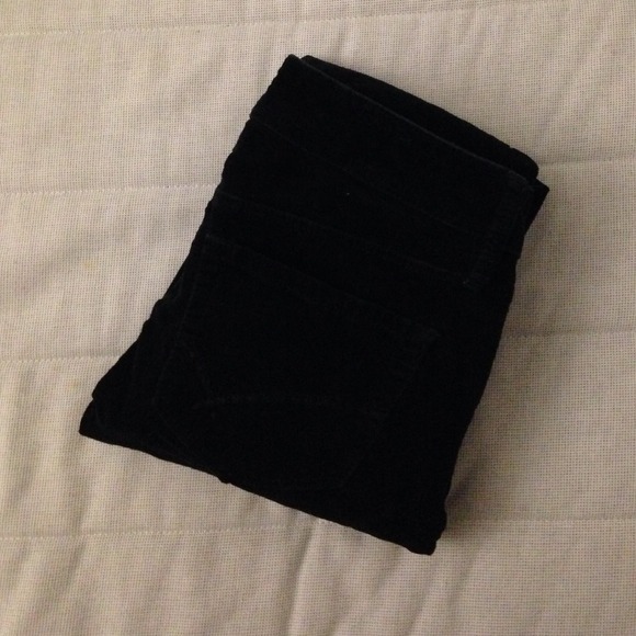 Black velvet skinny pants ☻