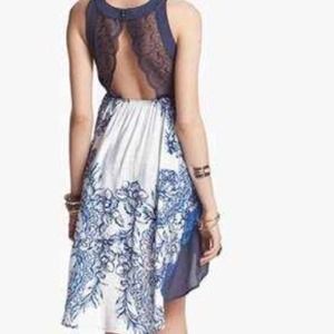 Free People floral high low dress