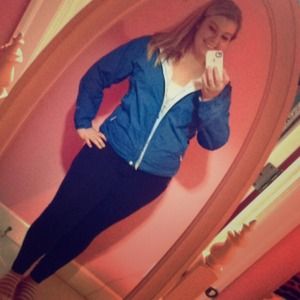 Ocean blue NorthFace shell size large