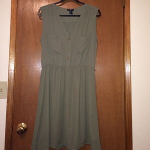 H&M Size 14 Green Dress
