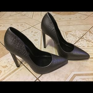 Aldo Kristina-80 Heels Size: 7 Grey "Used Once"